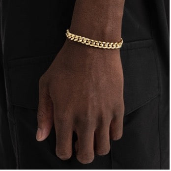18k Gold Cuban Link Bracelet