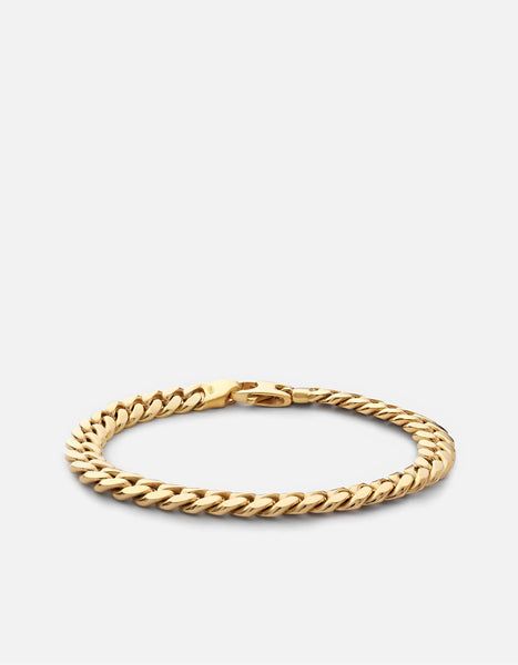 18k Gold Cuban Link Bracelet